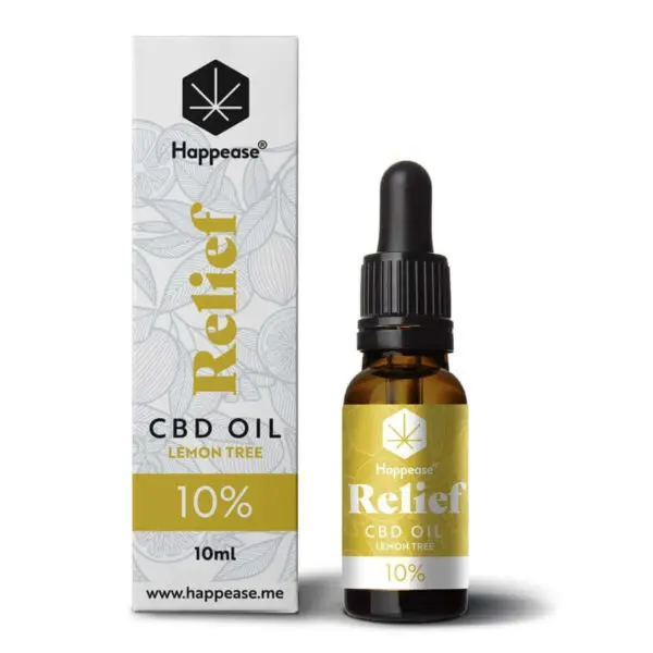 Óleo de CBD para dores Happease 10% Lemon Tree (10ml)