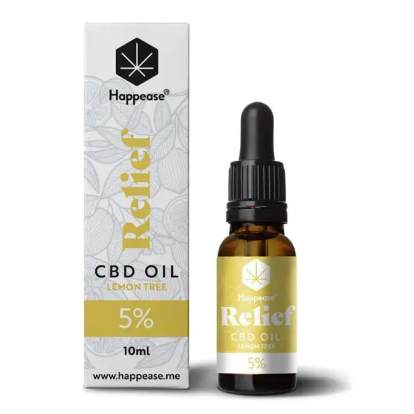 Óleo de CBD para dores Happease 5% Lemon Tree (10ml)